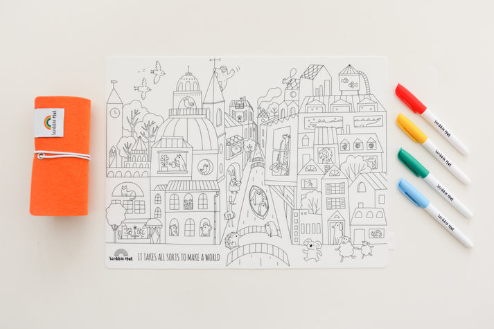 Scribble Mat Diversity Reusable