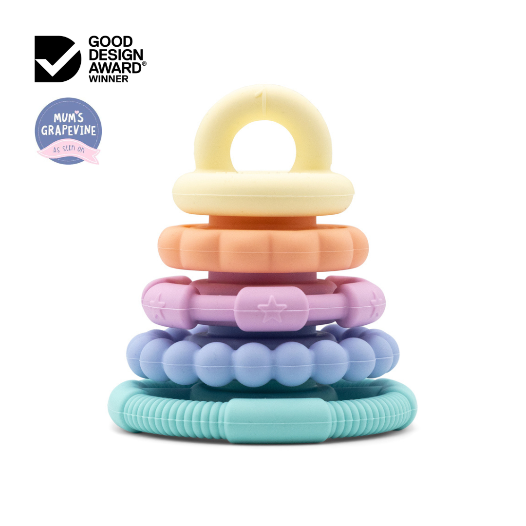 RAINBOW STACKER AND TEETHER TOY