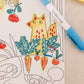 Scribble Mat In The Garden Reusable