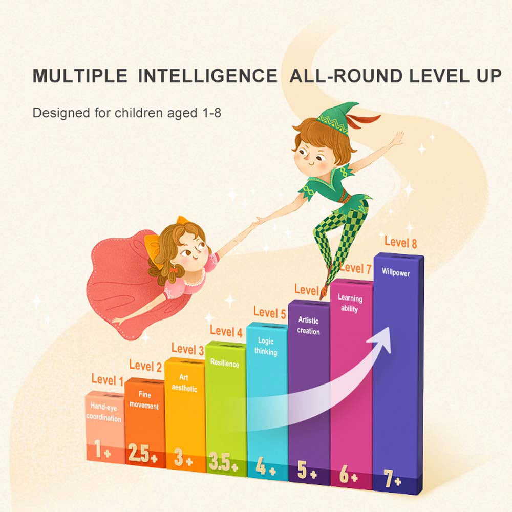 Mideer – 3-in-1 Level Up Puzzles Princess